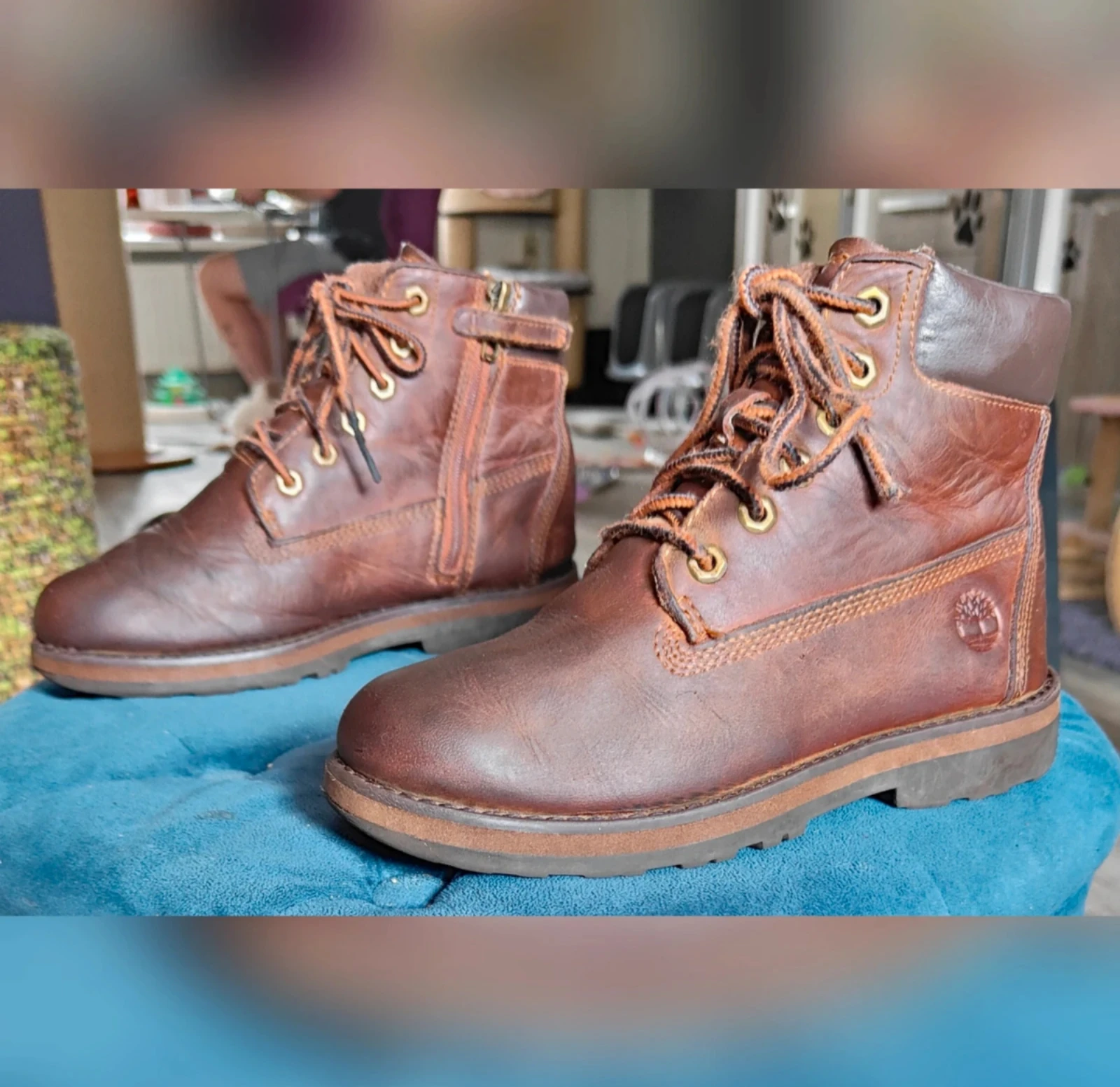 Bruine Timberland Courma Kid veterboots maat 34